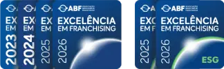 Selo ABF Excelência em Franchising 2026